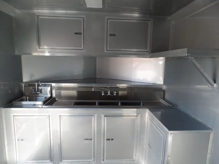 8.5' x 30' Concession Food Trailer Charcoal Grey Event Catering 12 8.5' x 30' Concession Food Trailer Charcoal Grey Event Catering - Image 12