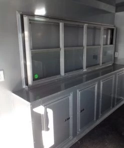 8.5' x 30' Concession Food Trailer Charcoal Grey Event Catering 40 8.5' x 30' Concession Food Trailer Charcoal Grey Event Catering -Cheap Concession Trailers Shop sam 4255