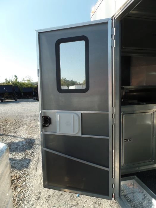 8.5' x 30' Concession Food Trailer Charcoal Grey Event Catering 9 8.5' x 30' Concession Food Trailer Charcoal Grey Event Catering - Image 9
