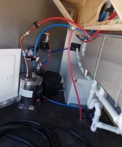 8.5' x 22' Concession Food Trailer Grey/Green With Appliances -Cheap Concession Trailers Shop sam 4261 1