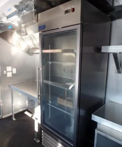 8.5' x 22' Concession Food Trailer Grey/Green With Appliances -Cheap Concession Trailers Shop sam 4272 1