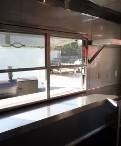 8.5' x 22' Concession Food Trailer Grey/Green Event Catering -Cheap Concession Trailers Shop sam 4274