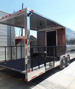 8.5' x 30' Concession Food Trailer Charcoal Grey Event Catering 23 8.5' x 30' Concession Food Trailer Charcoal Grey Event Catering -Cheap Concession Trailers Shop sam 4281
