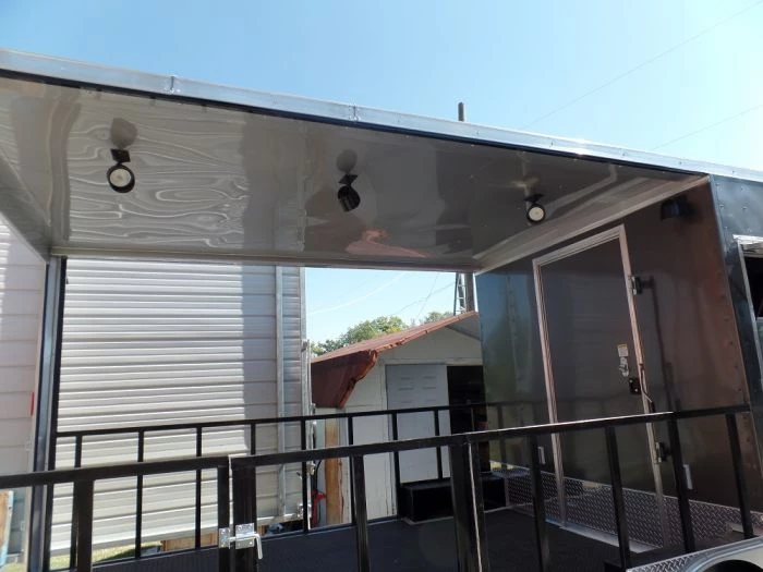 8.5' x 30' Concession Food Trailer Charcoal Grey Event Catering 21 8.5' x 30' Concession Food Trailer Charcoal Grey Event Catering - Image 21