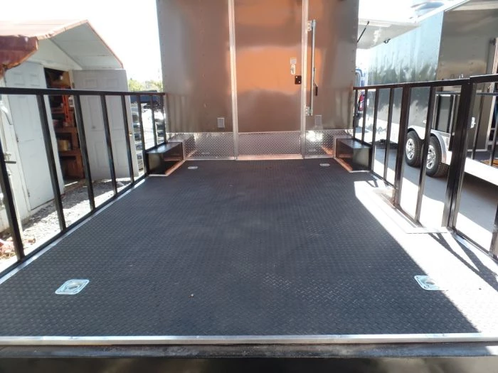8.5' x 30' Concession Food Trailer Charcoal Grey Event Catering 19 8.5' x 30' Concession Food Trailer Charcoal Grey Event Catering - Image 19