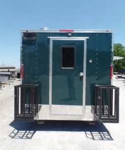 8.5' x 16' Emerald Green Food Event Concession Trailer -Cheap Concession Trailers Shop sam 4466