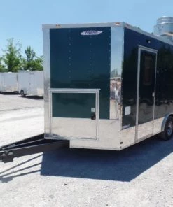8.5' x 16' Emerald Green Food Event Concession Trailer -Cheap Concession Trailers Shop sam 4469