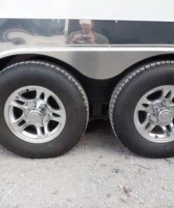 8.5' x 26' Concession Food Trailer White Event Catering -Cheap Concession Trailers Shop sam 4490