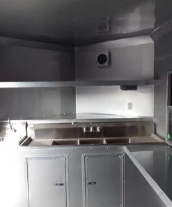 8.5' x 26' Concession Food Trailer White Event Catering -Cheap Concession Trailers Shop sam 4494