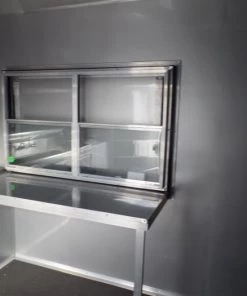 8.5' x 26' Concession Food Trailer White Event Catering -Cheap Concession Trailers Shop sam 4495