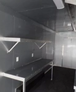 8.5' x 26' Concession Food Trailer White Event Catering -Cheap Concession Trailers Shop sam 4496