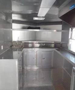 8.5' x 20' Concession Food Trailer White Event Catering -Cheap Concession Trailers Shop sam 4539