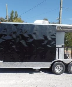 8.5' x 20' Concession Food Trailer Black Event Catering 31 8.5' x 20' Concession Food Trailer Black Event Catering -Cheap Concession Trailers Shop sam 4586