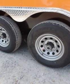 8.5' x 20' Black And Orange Food Catering Concession Trailer -Cheap Concession Trailers Shop sam 4603 1