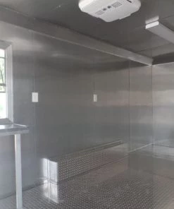 8.5' x 20' Black And Orange Food Catering Concession Trailer -Cheap Concession Trailers Shop sam 4607 1