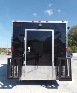 8.5' X 20' Concession Trailer Black Food Event Catering -Cheap Concession Trailers Shop sam 4624