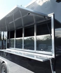 8.5' X 20' Concession Trailer Black Food Event Catering -Cheap Concession Trailers Shop sam 4629