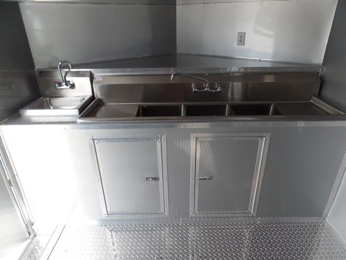 8.5' x 16' Concession Trailer White Food Event Catering 16 8.5' x 16' Concession Trailer White Food Event Catering - Image 16