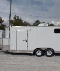 8.5' x 16' Concession Trailer White Food Event Catering 21 8.5' x 16' Concession Trailer White Food Event Catering -Cheap Concession Trailers Shop sam 4654
