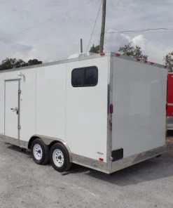 8.5' x 16' Concession Trailer White Food Event Catering 27 8.5' x 16' Concession Trailer White Food Event Catering -Cheap Concession Trailers Shop sam 4655