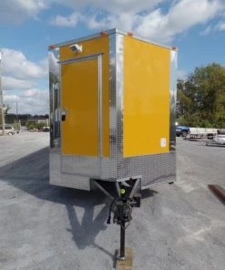 Concession Trailer 8.5' x 32' Yellow Food Event Catering -Cheap Concession Trailers Shop sam 4703
