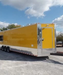 Concession Trailer 8.5' x 32' Yellow Food Event Catering -Cheap Concession Trailers Shop sam 4728
