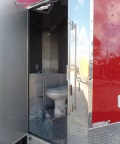 8.5' x 30' Concession Food Trailer Red Event Catering 30 8.5' x 30' Concession Food Trailer Red Event Catering -Cheap Concession Trailers Shop sam 4737