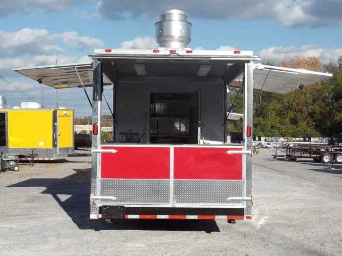 8.5' x 30' Concession Food Trailer Red Event Catering 21 8.5' x 30' Concession Food Trailer Red Event Catering - Image 21