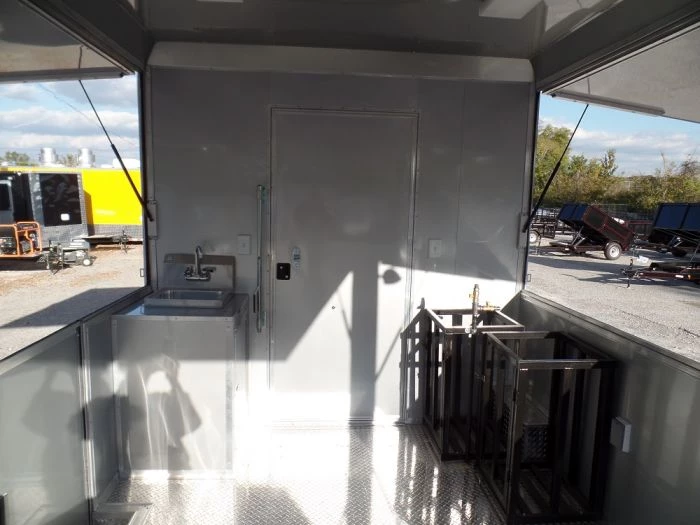 8.5' x 30' Concession Food Trailer Red Event Catering 6 8.5' x 30' Concession Food Trailer Red Event Catering - Image 6