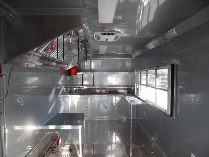 8.5' x 30' Concession Food Trailer Red Event Catering 25 8.5' x 30' Concession Food Trailer Red Event Catering - Image 25