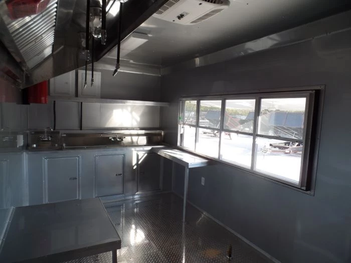 8.5' x 30' Concession Food Trailer Red Event Catering 5 8.5' x 30' Concession Food Trailer Red Event Catering - Image 5