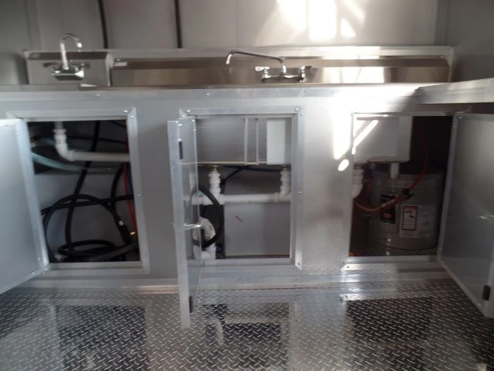 8.5' x 30' Concession Food Trailer Red Event Catering 15 8.5' x 30' Concession Food Trailer Red Event Catering - Image 15