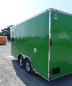 8.5' x 16' Lime Green Concession Food Trailer -Cheap Concession Trailers Shop sam 4918 1 1