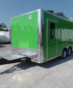 8.5' x 16' Lime Green Concession Food Trailer -Cheap Concession Trailers Shop sam 4922 1 1