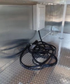 8.5' x 16' Lime Green Concession Food Trailer -Cheap Concession Trailers Shop sam 4926 1