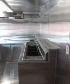 8.5' x 16' Lime Green Concession Food Trailer -Cheap Concession Trailers Shop sam 4929 1