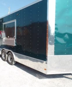 8.5' x 16' Food Event Concession Emerald Green Trailer With Appliances 34 8.5' x 16' Food Event Concession Emerald Green Trailer With Appliances -Cheap Concession Trailers Shop sam 4946 1