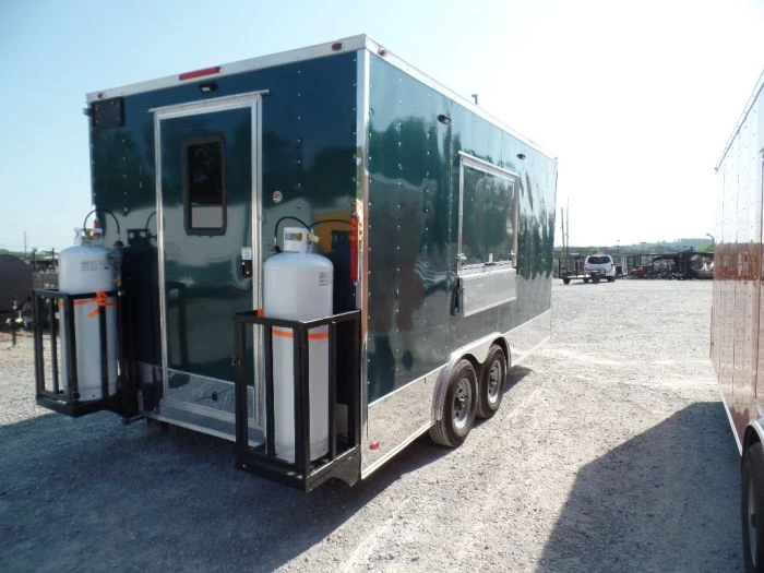 8.5' x 16' Food Event Concession Emerald Green Trailer With Appliances 8 8.5' x 16' Food Event Concession Emerald Green Trailer With Appliances - Image 8