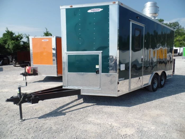 8.5' x 16' Food Event Concession Emerald Green Trailer With Appliances 7 8.5' x 16' Food Event Concession Emerald Green Trailer With Appliances - Image 7