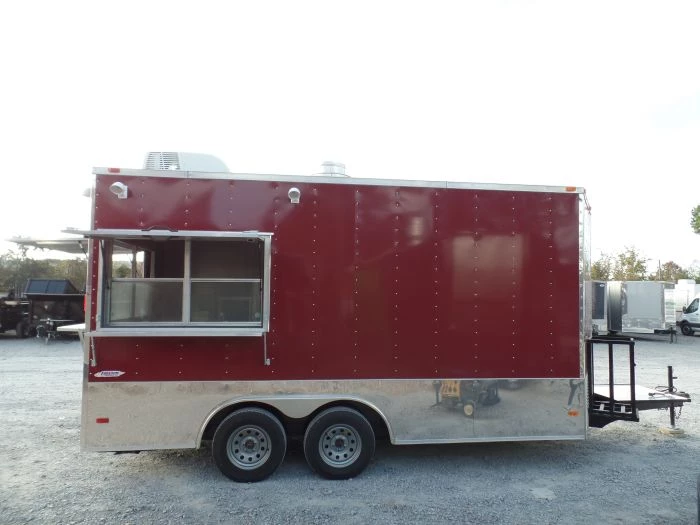 8.5' x 16' Concession Food Trailer Brandy Wine Event Catering 2 8.5' x 16' Concession Food Trailer Brandy Wine Event Catering - Image 2