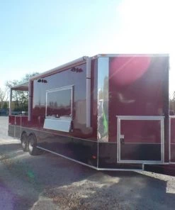 8.5' x 26' Concession Food Trailer Brandy Wine Event Catering -Cheap Concession Trailers Shop sam 5068