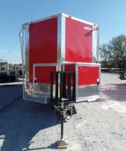 8.5' x 28' Concession Food Trailer Red Event Catering -Cheap Concession Trailers Shop sam 5165