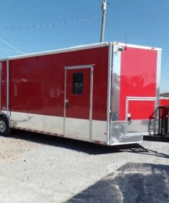 8.5' x 28' Concession Food Trailer Red Event Catering -Cheap Concession Trailers Shop sam 5168