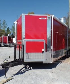 8.5' x 28' Concession Food Trailer Red Event Catering -Cheap Concession Trailers Shop sam 5170