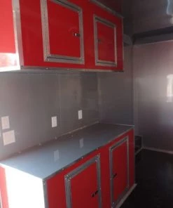 8.5' x 28' Concession Food Trailer Red Event Catering -Cheap Concession Trailers Shop sam 5175