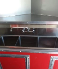 8.5' x 28' Concession Food Trailer Red Event Catering -Cheap Concession Trailers Shop sam 5183