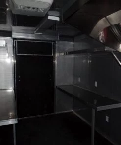 8.5' x 30' Concession Food Trailer Light Pewter Event Catering -Cheap Concession Trailers Shop sam 5466