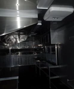 8.5' x 30' Concession Food Trailer Light Pewter Event Catering -Cheap Concession Trailers Shop sam 5468