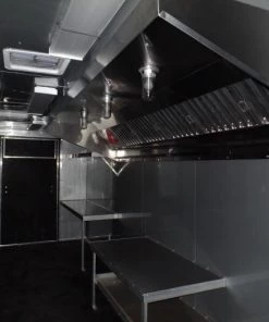 8.5' x 30' Concession Food Trailer Light Pewter Event Catering -Cheap Concession Trailers Shop sam 5471