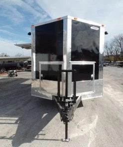 8.5' x 24' Concession Food Trailer Black BBQ Event -Cheap Concession Trailers Shop sam 5508